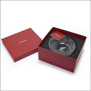 バカラ ARABESQUE LARGE BOWL (アラベスク ラージボウル 直径17cm) 星やアザミの葉をモチーフにした繊細なカッティングデザインが美しいサラダボウル 2802221