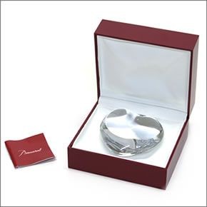 バカラ クリアクリスタル製ハート オーナメント  可愛いくてキュート☆コロンとしたフォルムのハート ペーパーウェイト 1761531 Puffed Hearts Clear