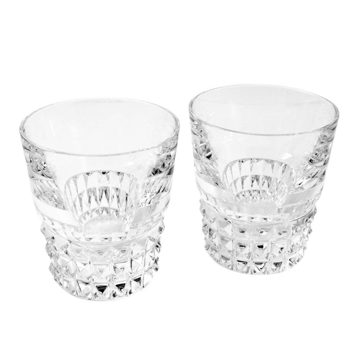 バカラ Baccarat 2808649 LOUXOR ルクソール タンブラー 2客セット ダイアモンドシェイプ グラス ペアセット