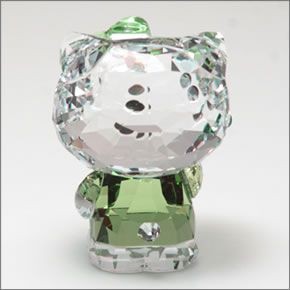 スワロフスキー Hello Kitty Lucky Charm ハローキティ 「ラッキー・クローバー」  クリスタルフィギュア ペリドット 5004741