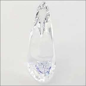 スワロフスキー Disney Cinderella’s Slipper ディズニープリンセス 「シンデレラ」 ガラスの靴 クリスタルフィギュア クリア/ブルー 5035515