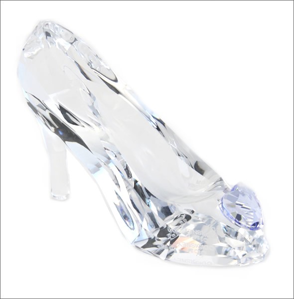 スワロフスキー Disney Cinderella’s Slipper ディズニープリンセス 「シンデレラ」 ガラスの靴 クリスタルフィギュア クリア/ブルー 5035515