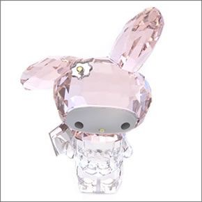 スワロフスキー My Melody Anniversary マイメロディ 「誕生40周年記念」 アニバーサリー クリスタルフィギュア ピンク 5106784
