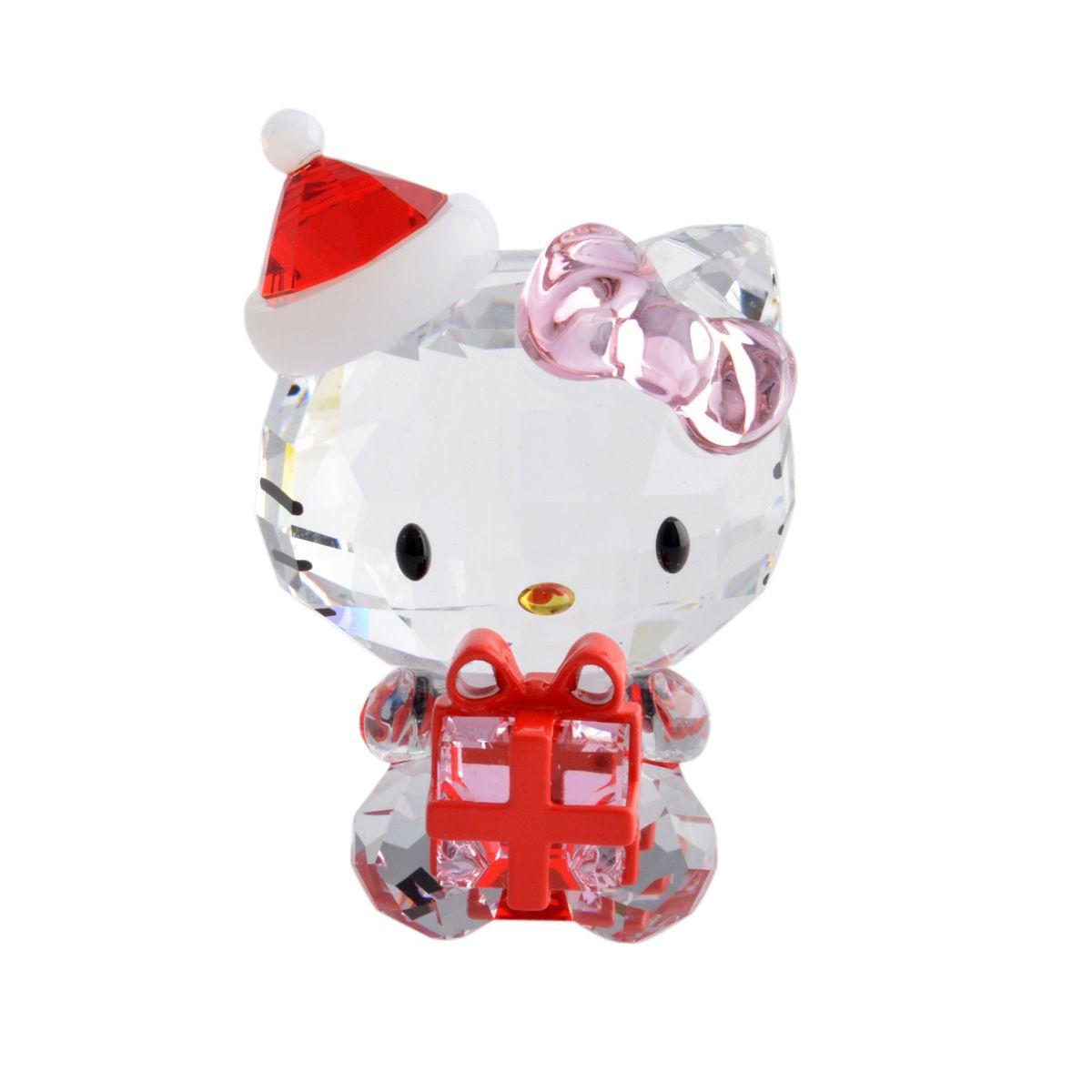 スワロフスキー SWAROVSKI 5058065 Hello Kitty Christmas Gift ハローキティ 「サンタクロース クリスマス ギフト」 クリスタルフィギュア 置物
