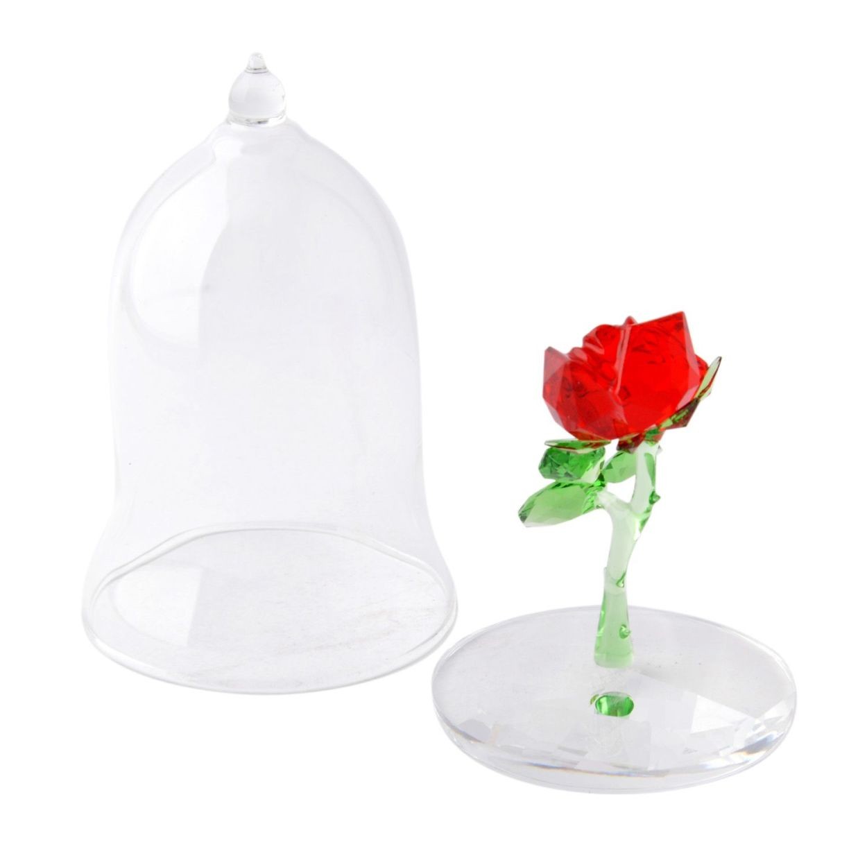 スワロフスキー SWAROVSKI 5230478 Disney Enchanted Rose  ディズニー 美女と野獣 「魔法のバラ」 クリスタル フィギュア 置物