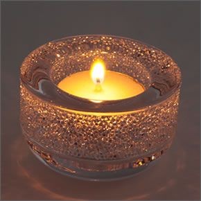 スワロフスキー Shimmer Tea Light クリスタルロック ティーライト キャンドルホルダー オーロラ/クリア 5108868