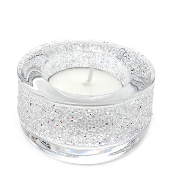 スワロフスキー Shimmer Tea Light クリスタルロック ティーライト キャンドルホルダー オーロラ/クリア 5108868