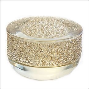 スワロフスキー Shimmer Tea Light Golden Shadow クリスタルロック ティーライト キャンドルホルダー ゴールデンシャドウ 5108877