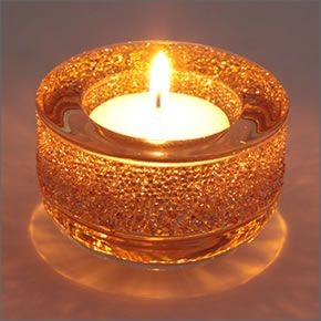 スワロフスキー Shimmer Tea Light Golden Shadow クリスタルロック ティーライト キャンドルホルダー ゴールデンシャドウ 5108877