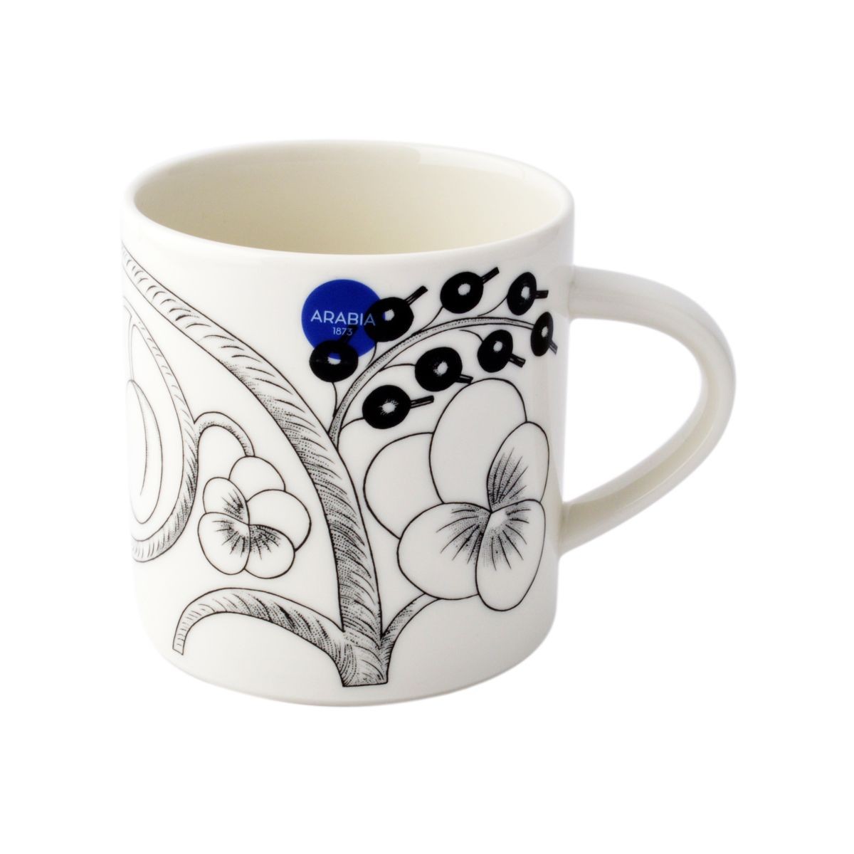アラビア Arabia AR006669 Black Paratiisi Mug 350ml ブラックパラティッシ マグカップ コーヒーカップ ≪北欧食器≫