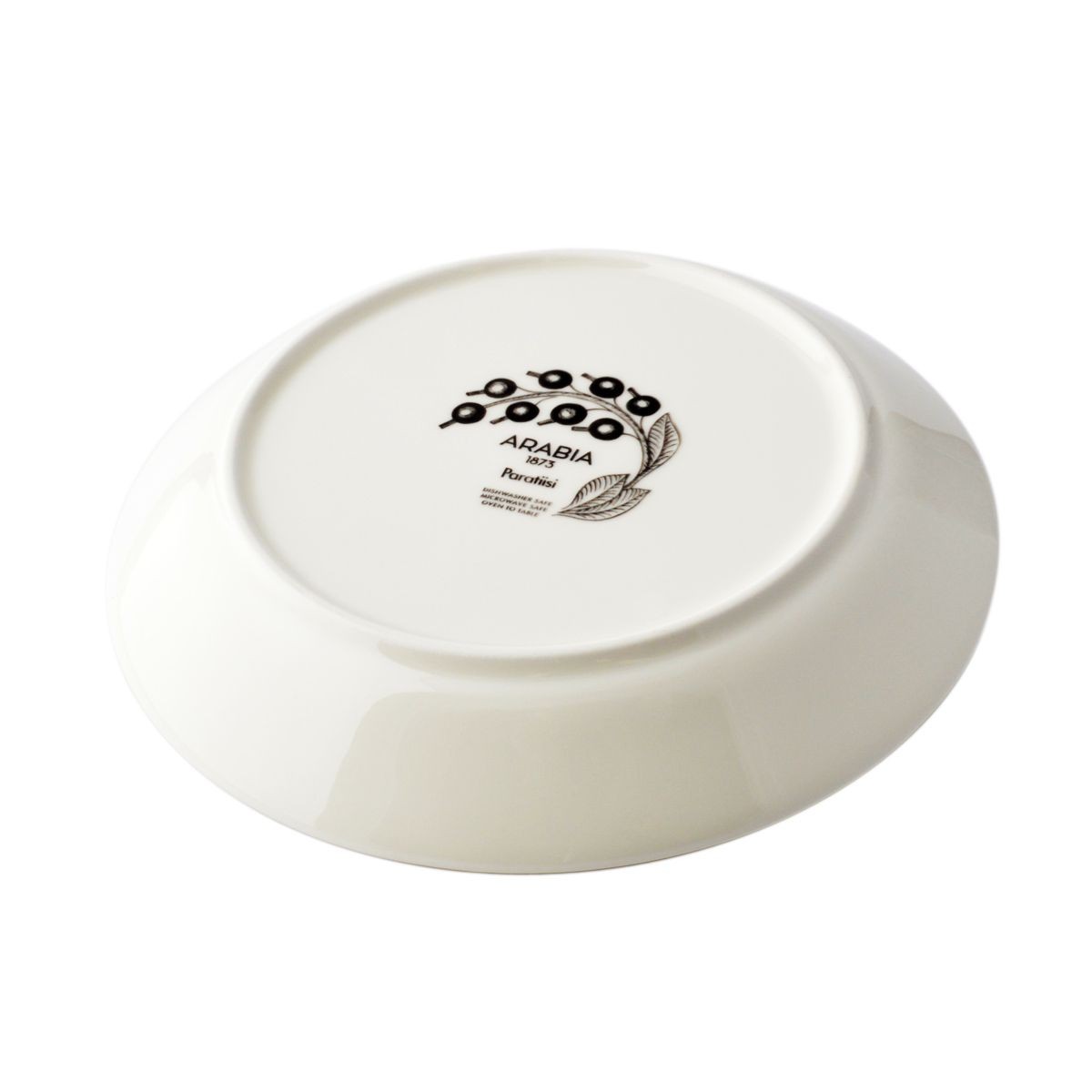 アラビア Arabia AR006671 Black Paratiisi Plate 21cm ブラックパラティッシ プレート皿 ≪北欧食器≫
