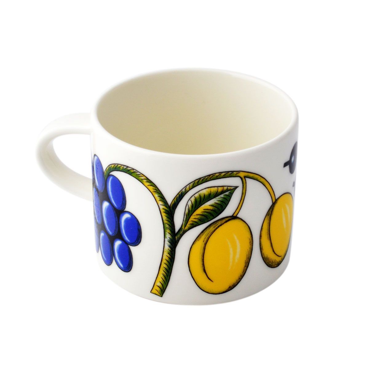 アラビア Arabia AR008944+AR008945 Paratiisi Cup&Saucer set 180ml/14cm ブラックパラティッシ コーヒーカップ&ソーサー（プレート皿）セット ≪北欧食器≫