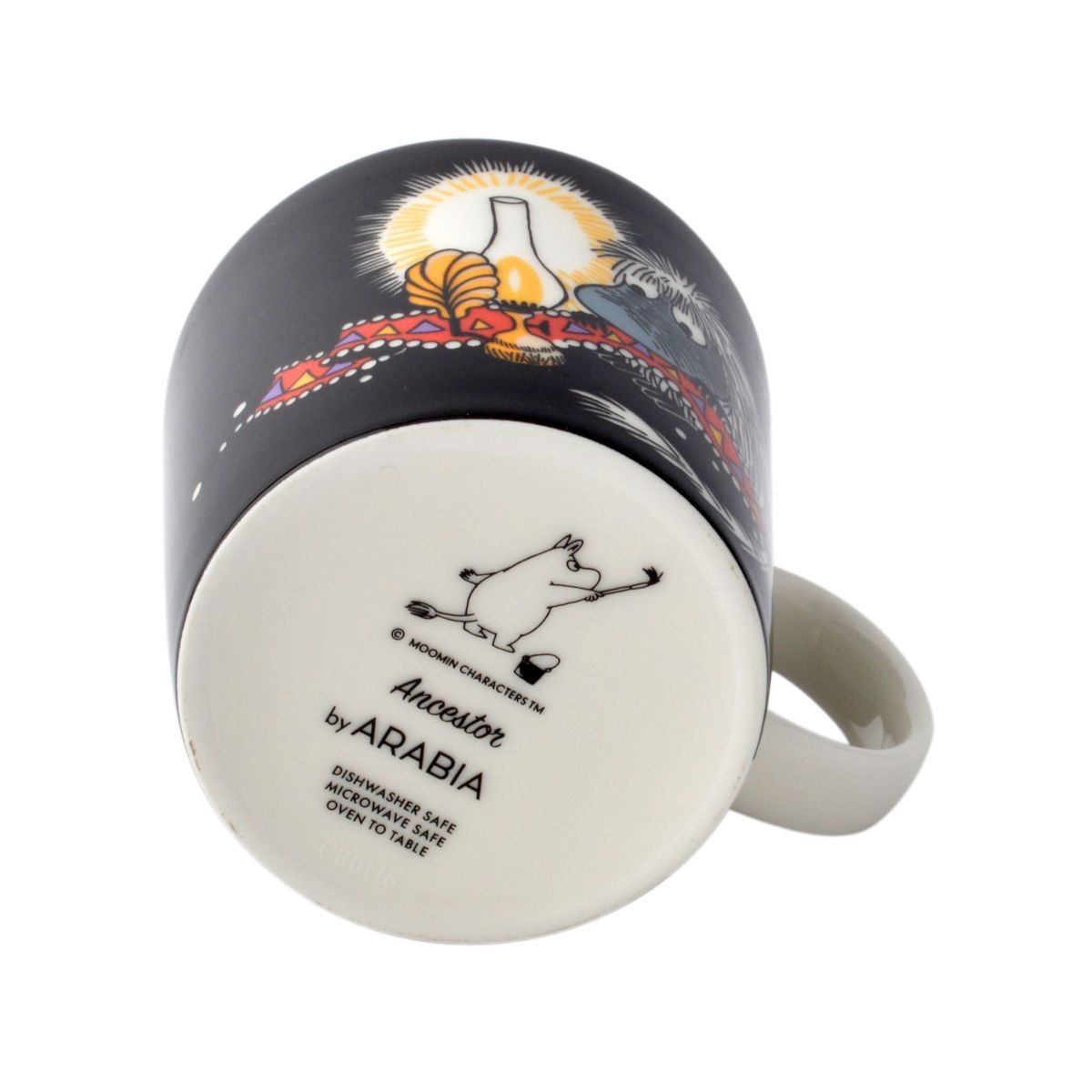 アラビア Arabia AR100226 Moomin Mug 300ml Ancestor black 「ご先祖様」 ムーミン マグカップ ≪北欧食器≫