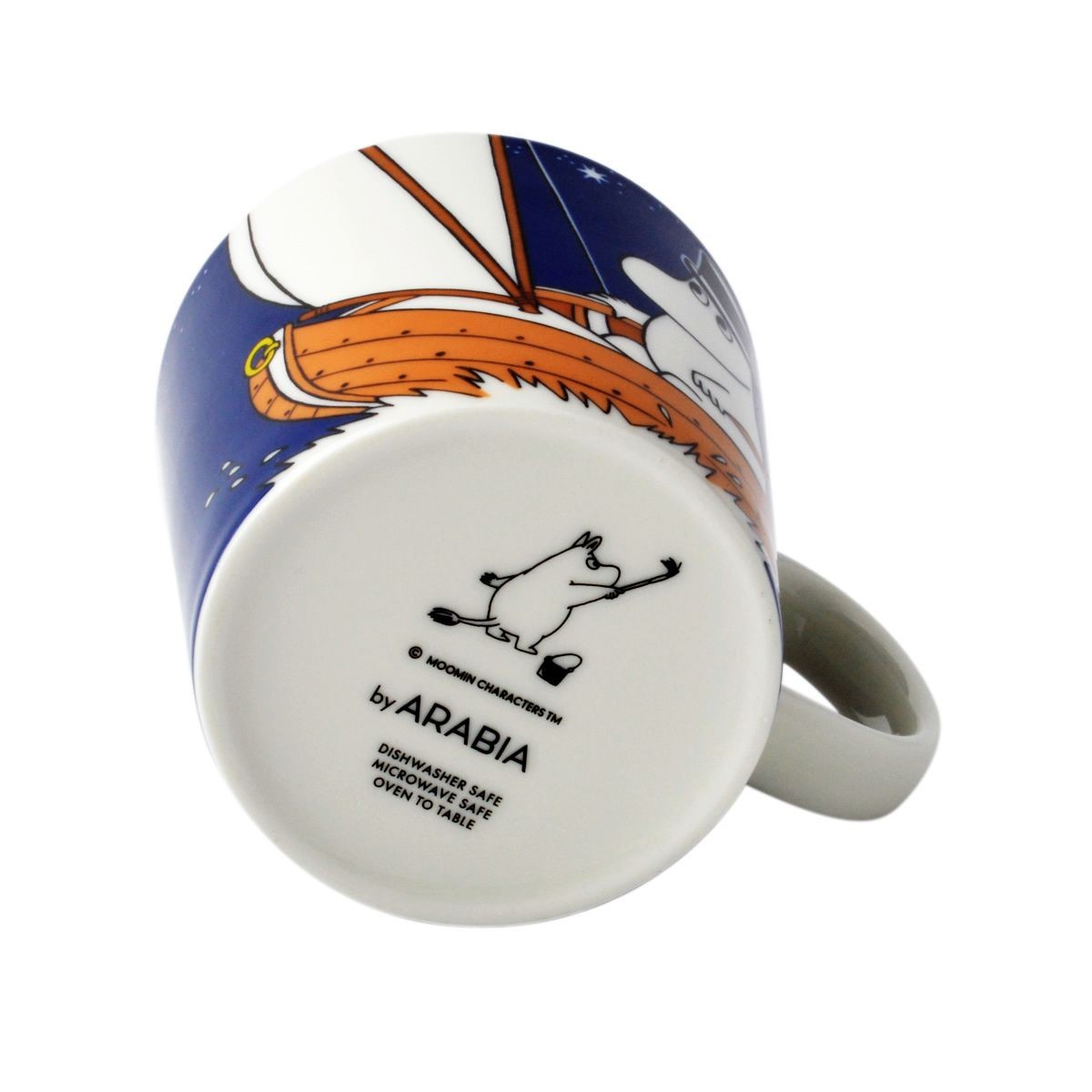 アラビア Arabia AR018893 Moomin Mug 300ml Moominpappa Blue 「ムーミンパパ」 マグカップ  ≪北欧食器≫
