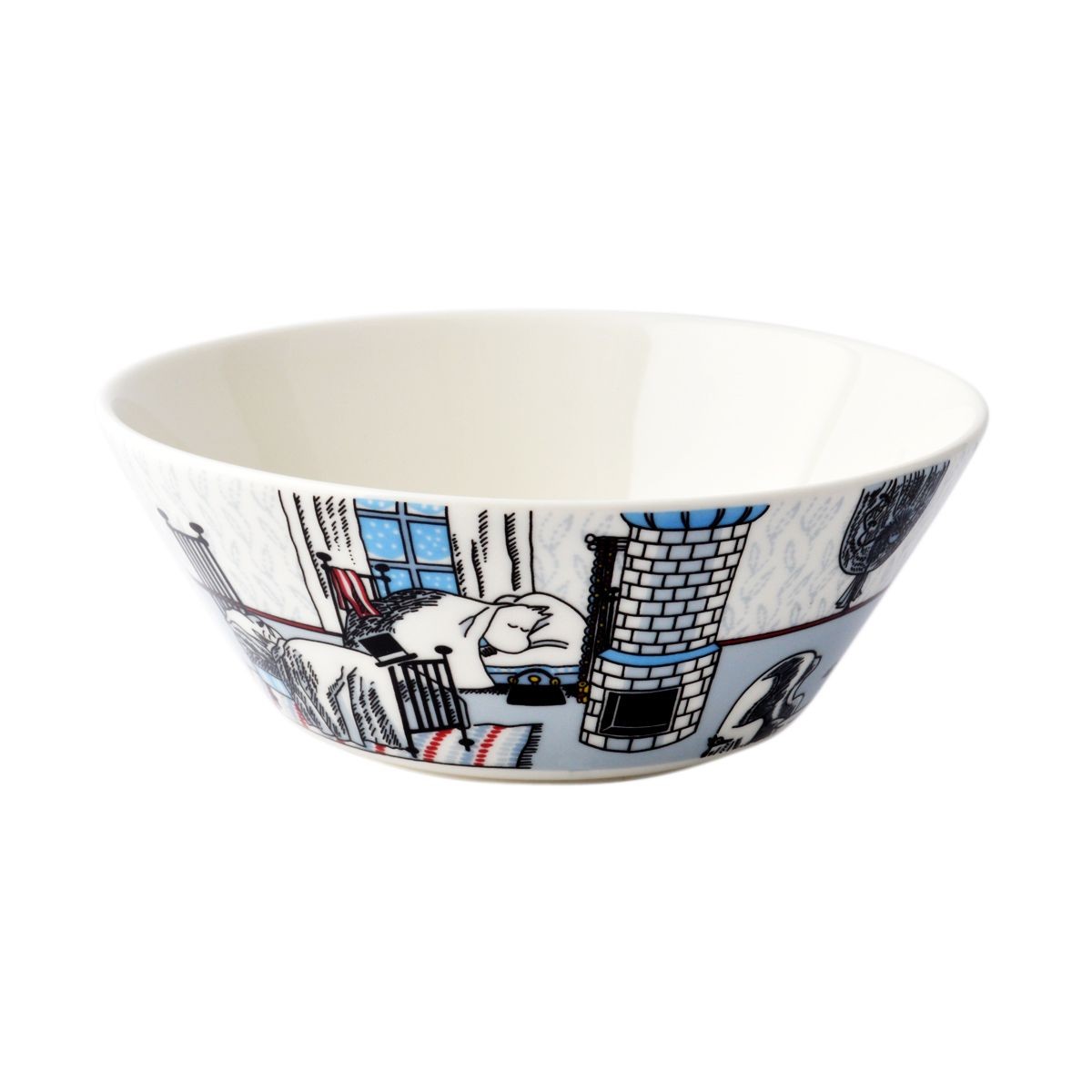 アラビア Arabia AR100194 Moomin Bowl 15cm Hibernation 「ハイバネーション（冬眠）」ムーミン ボウル ディーププレート皿  ≪北欧食器≫