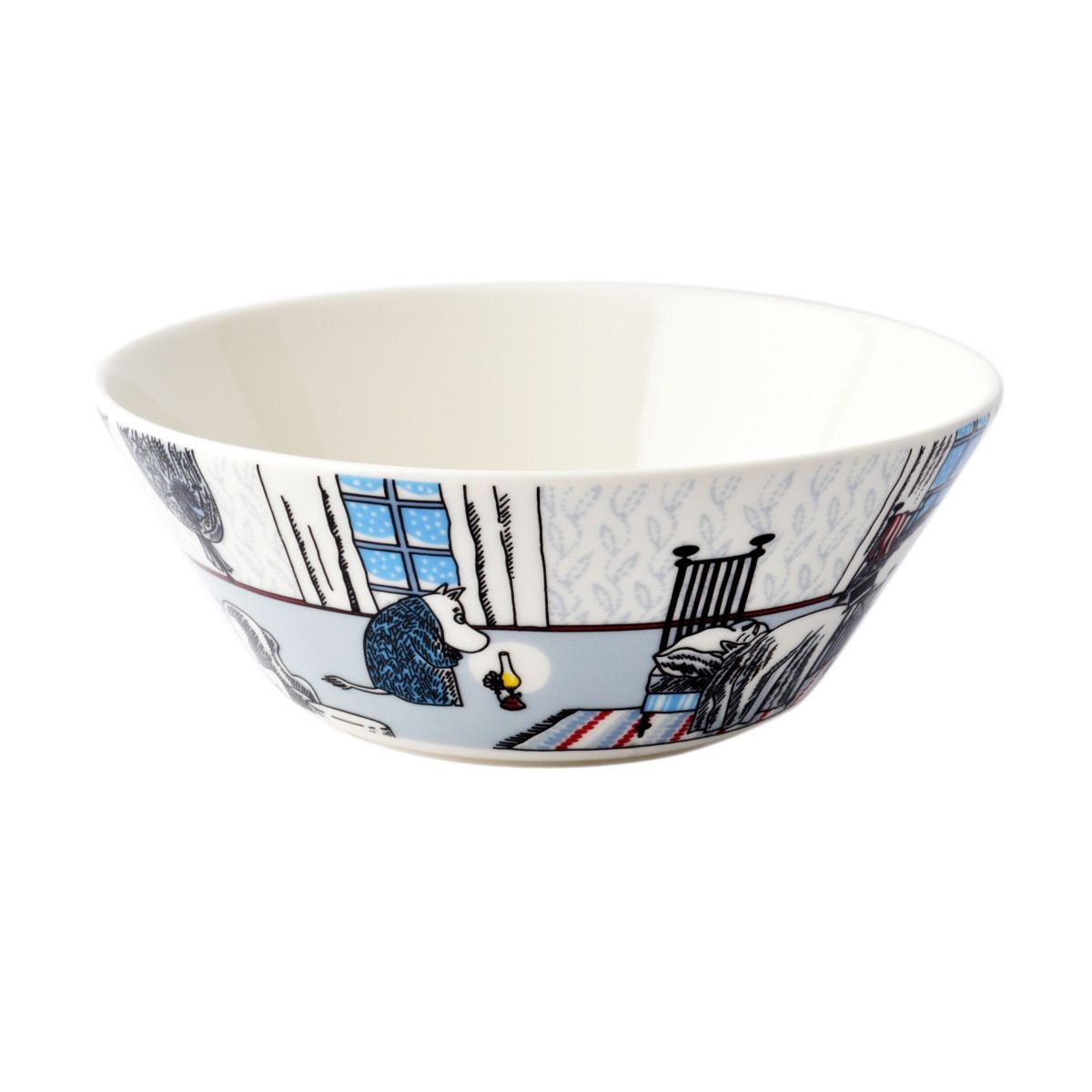 アラビア Arabia AR100194 Moomin Bowl 15cm Hibernation 「ハイバネーション（冬眠）」ムーミン ボウル ディーププレート皿  ≪北欧食器≫