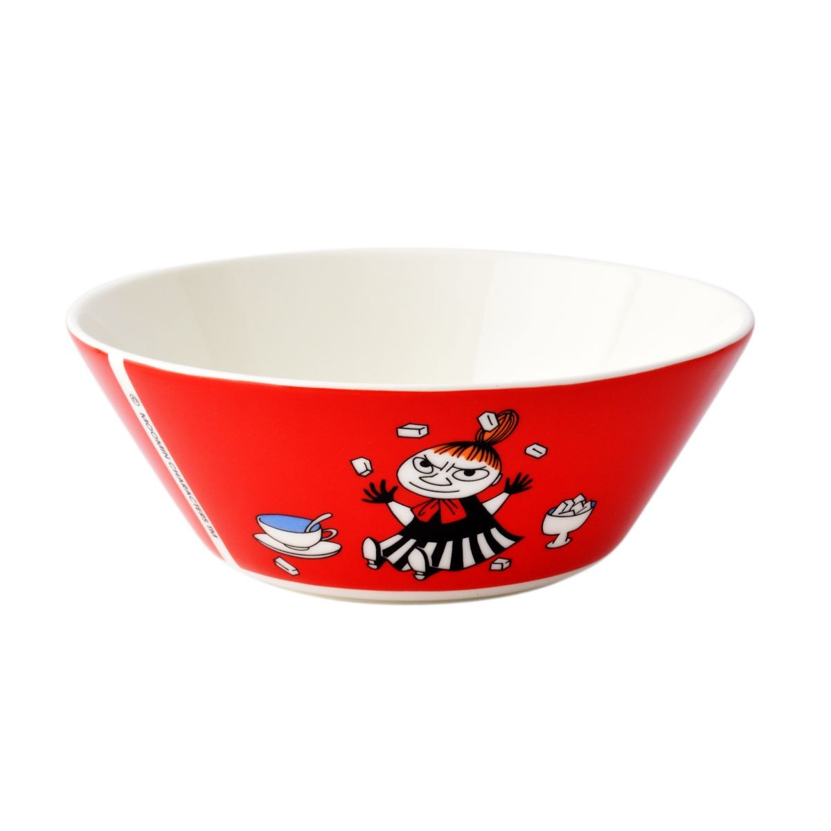 アラビア Arabia AR100095 Moomin Bowl 15cm Little My Red 「リトル ミー」 ムーミン ボウル ディーププレート皿  ≪北欧食器≫