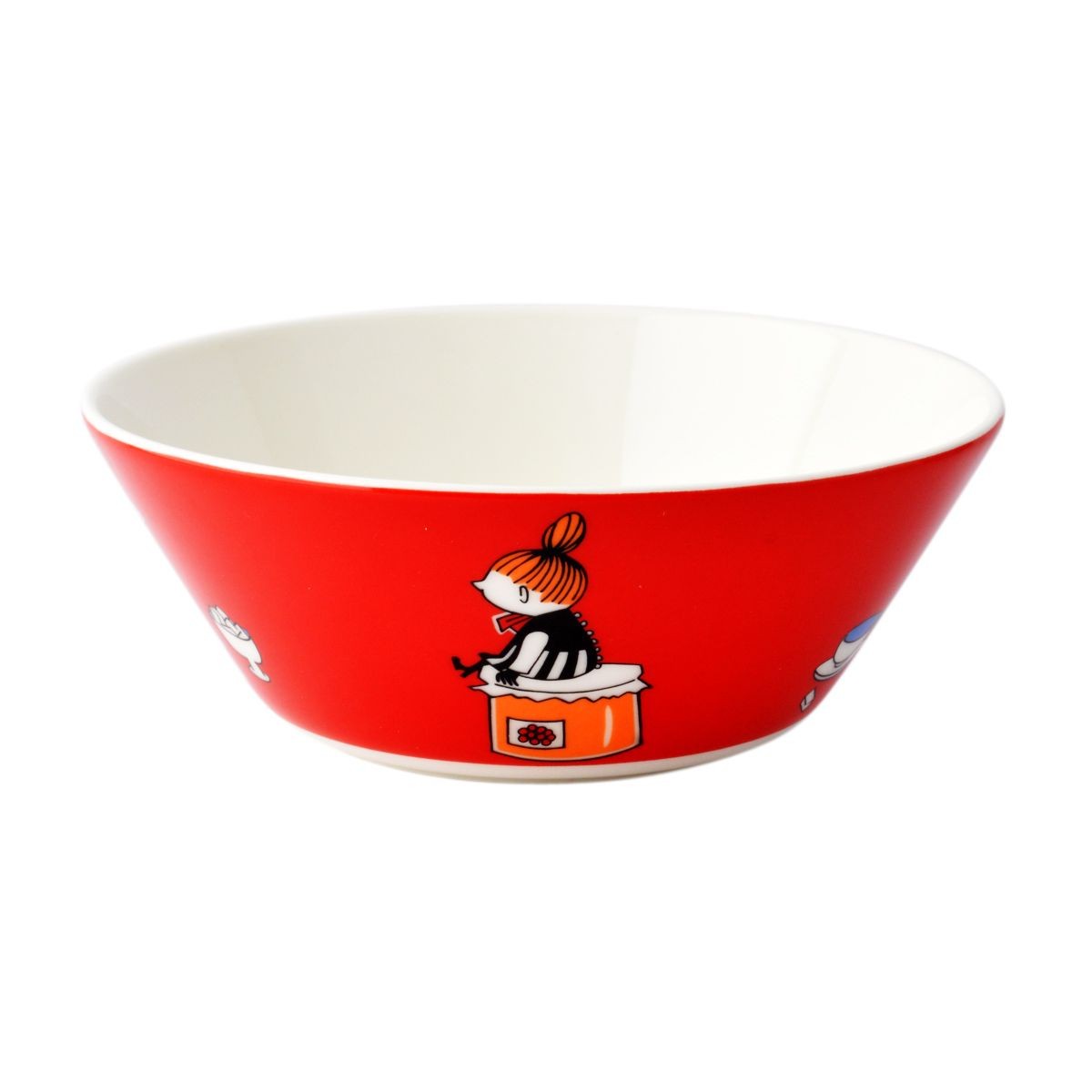 アラビア Arabia AR100095 Moomin Bowl 15cm Little My Red 「リトル ミー」 ムーミン ボウル ディーププレート皿  ≪北欧食器≫
