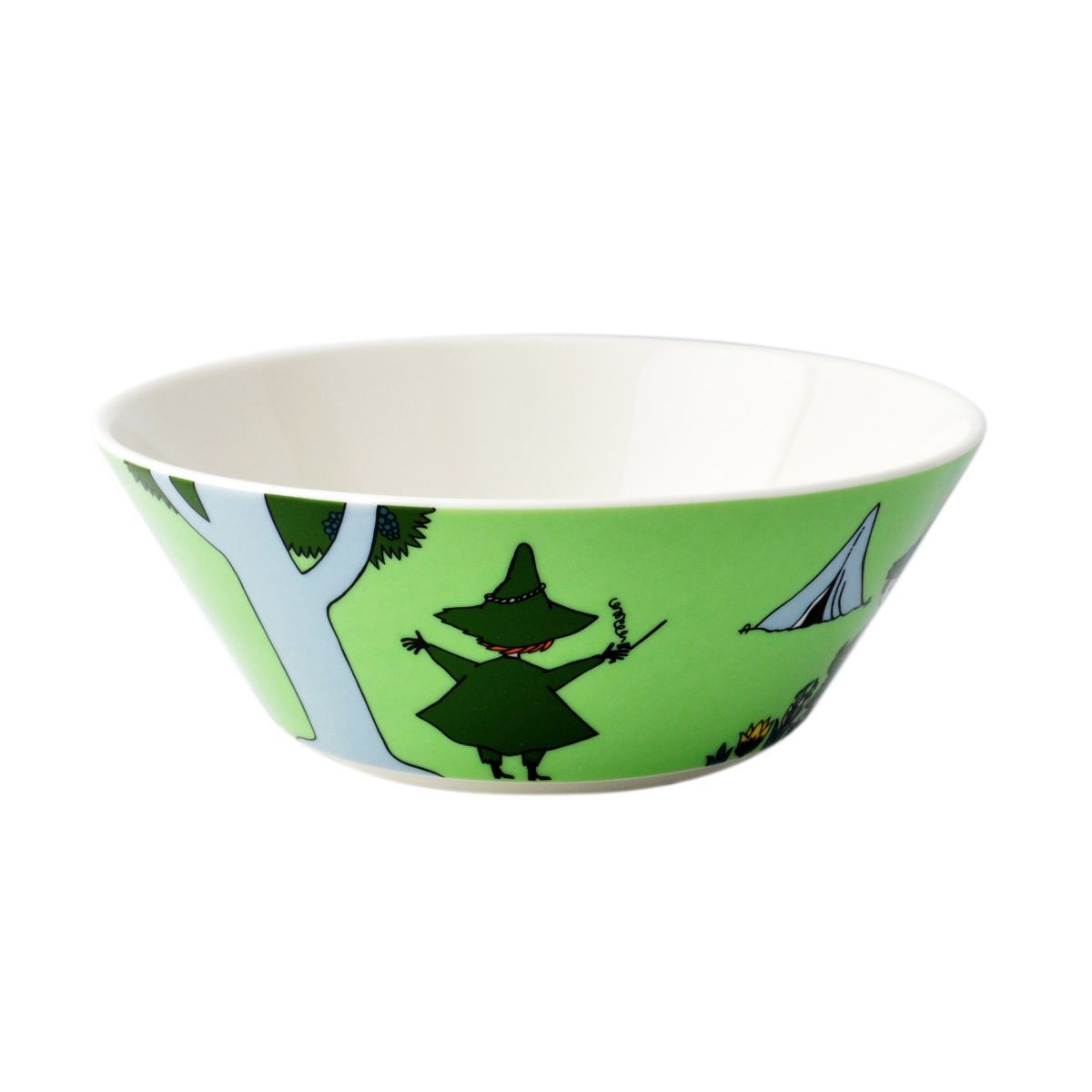 アラビア Arabia AR100097 Moomin Bowl 15cm Snufkin Green 「スナフキン」 ムーミン ボウル ディーププレート皿  ≪北欧食器≫