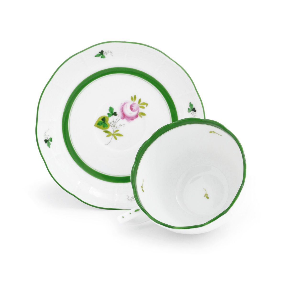 ヘレンド HEREND VRH 00730000 ウイーンの薔薇 兼用カップ＆ソーサー 200ml VIEILLE ROSE D'HABSBOURG