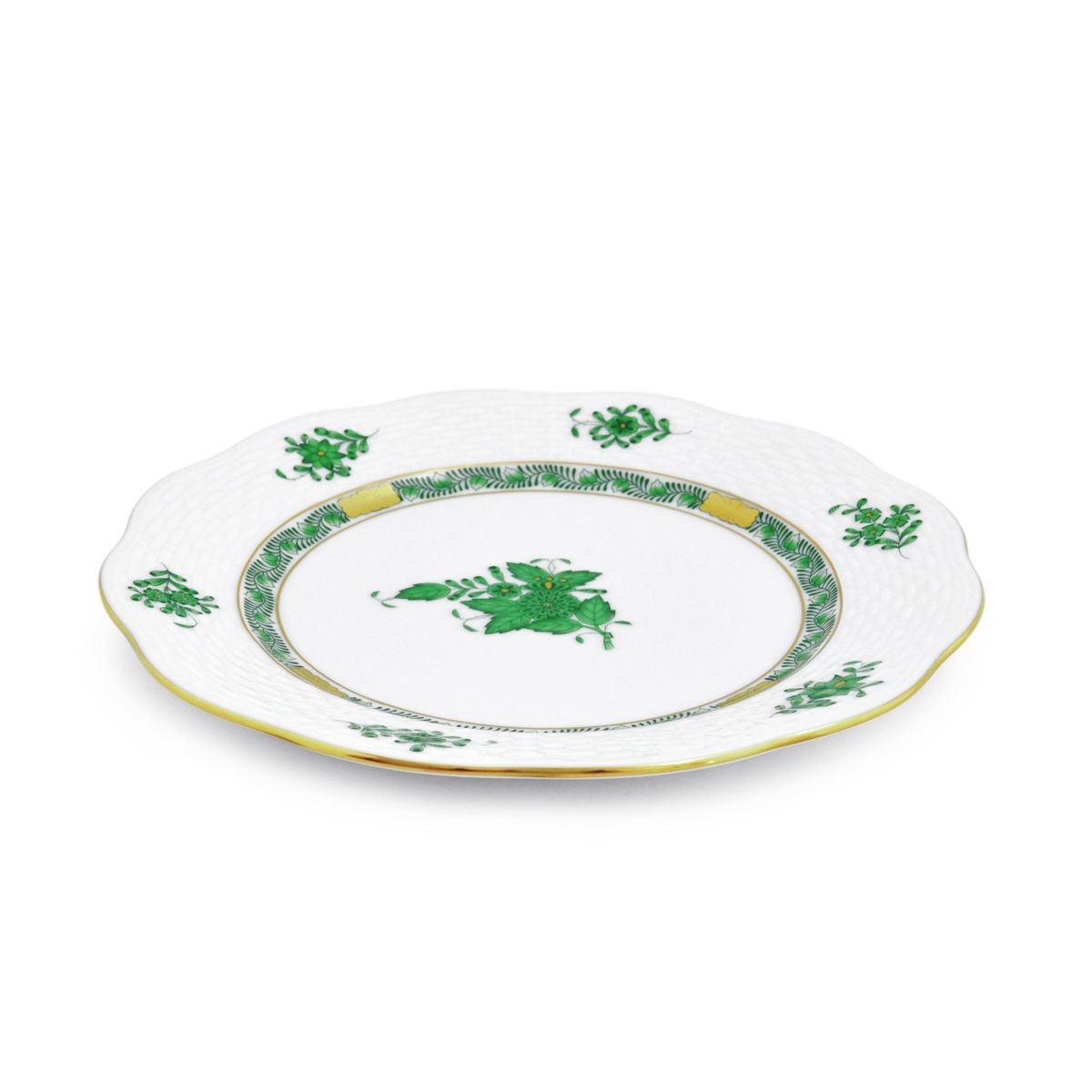 ヘレンド HEREND AV 00517000 アポニー・グリーン デザートプレート 皿 19cm APPONYI VERT