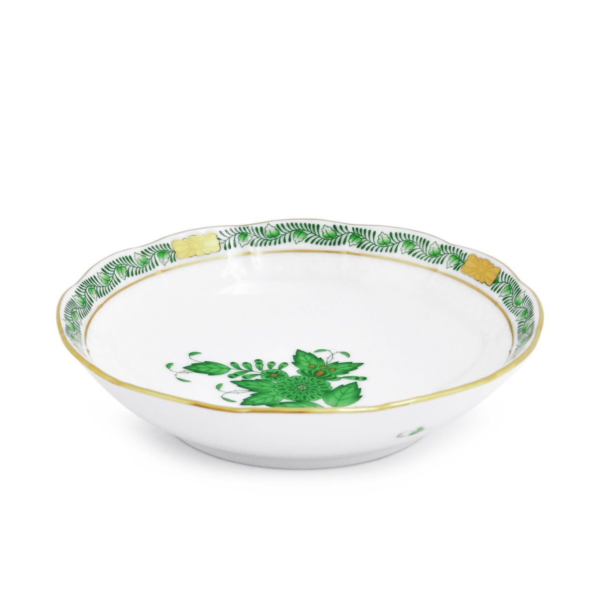 ヘレンド HEREND AV 00704100 アポニー・グリーン フルーツボウル 13.5cm APPONYI VERT