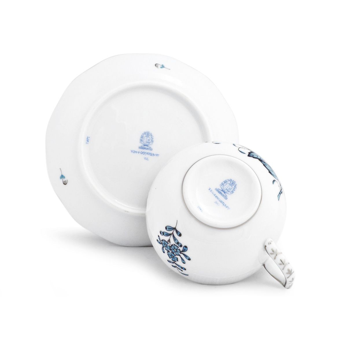 ヘレンド HEREND ATQ3-PT 00724000 アポニー・ターコイズプラチナ ティーカップ＆ソーサー 200ml APPONYI TURQUOISE PLATINUM