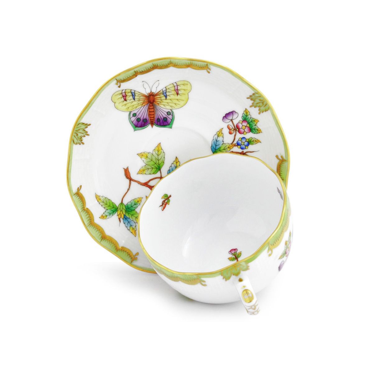 ヘレンド HEREND VBO 00724000 ヴィクトリア・ブーケ ティーカップ＆ソーサー 200ml VICTORIA BOUQUET