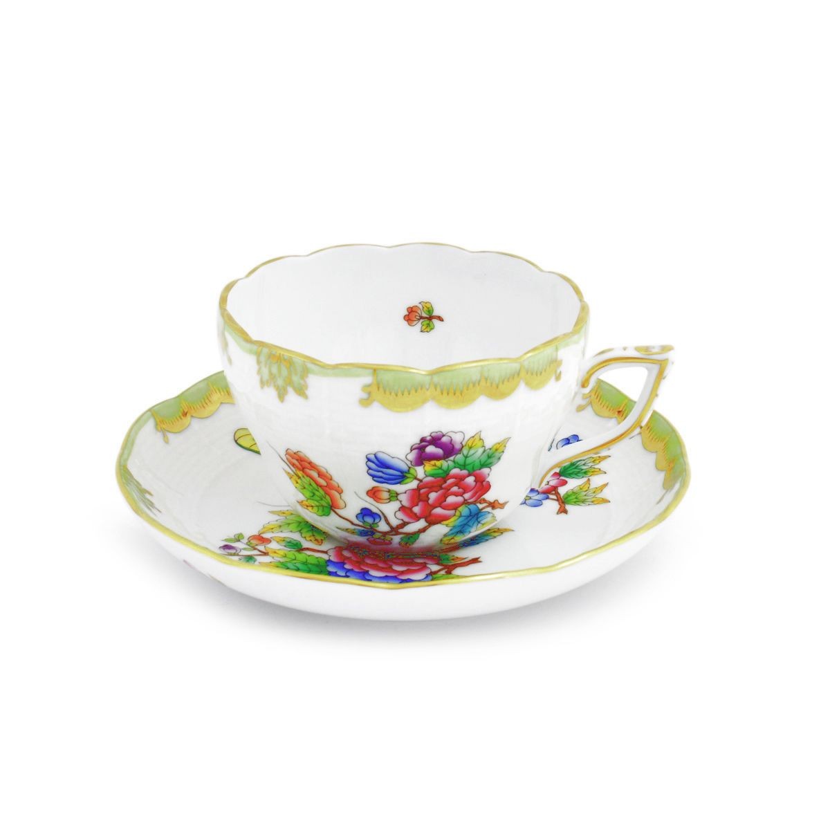 ヘレンド HEREND VBO 00730000 ヴィクトリア・ブーケ 兼用カップ＆ソーサー 200ml VICTORIA BOUQUET