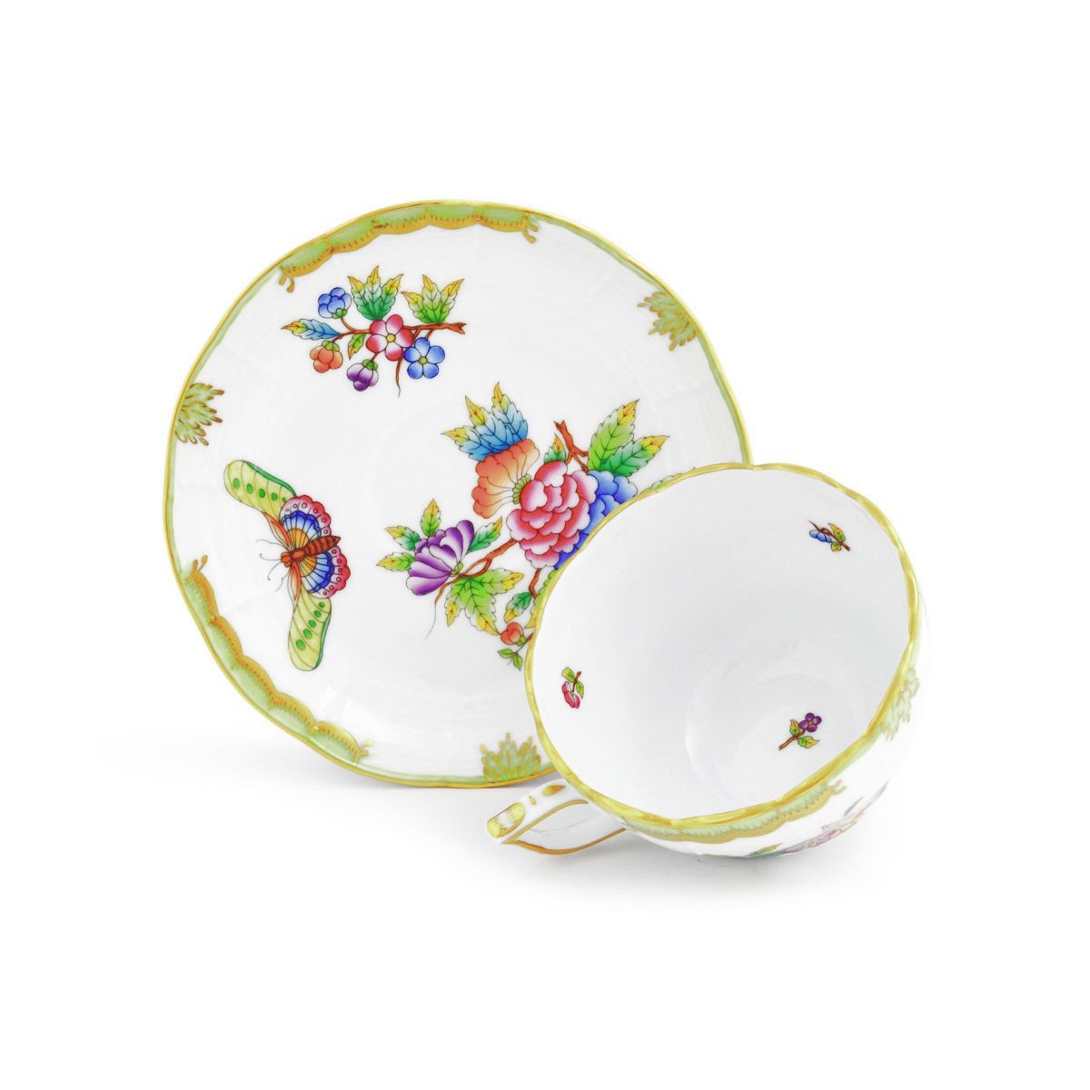 ヘレンド HEREND VBO 00730000 ヴィクトリア・ブーケ 兼用カップ＆ソーサー 200ml VICTORIA BOUQUET