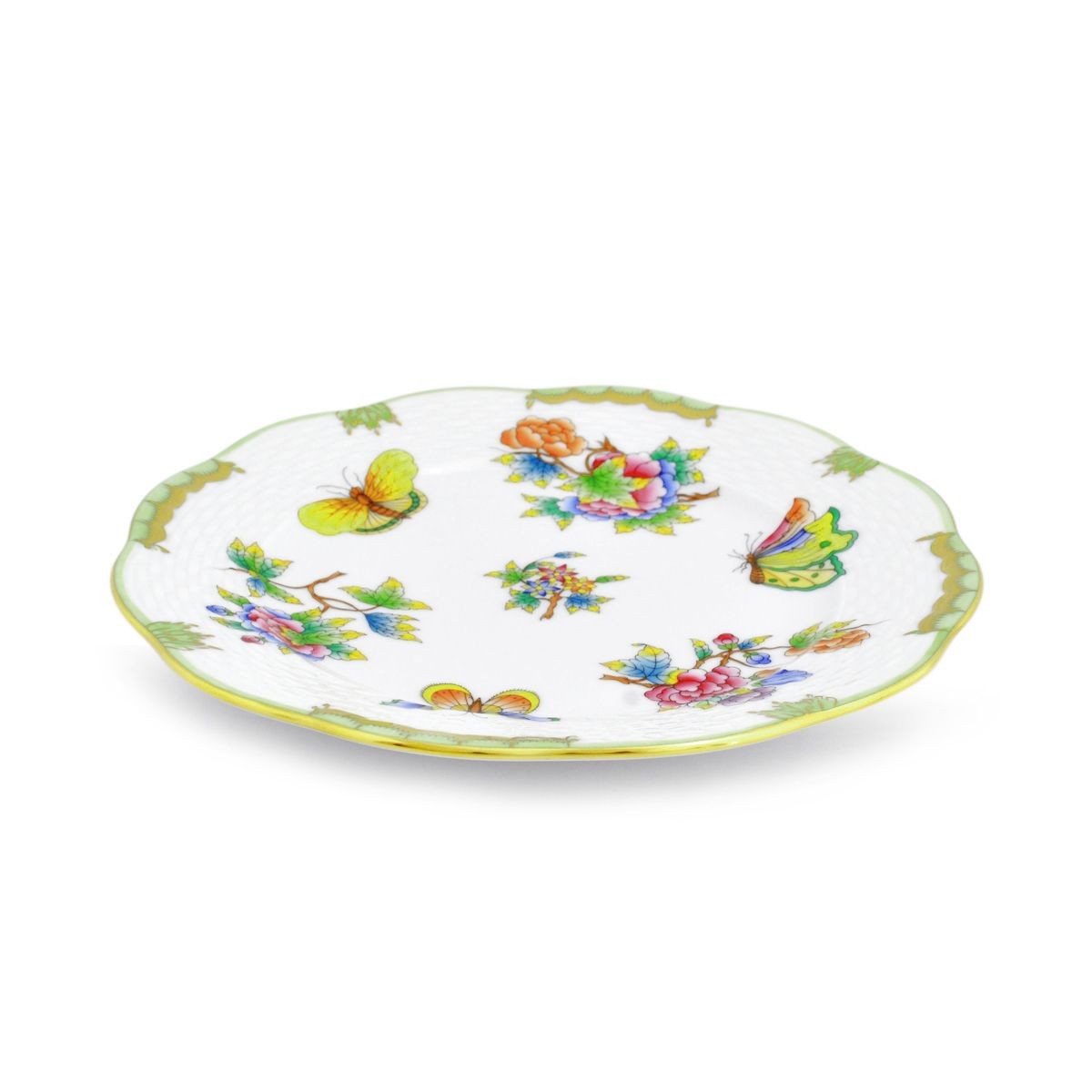 ヘレンド HEREND VBO 00517000 ヴィクトリア・ブーケ デザートプレート 皿 19cm VICTORIA BOUQUET
