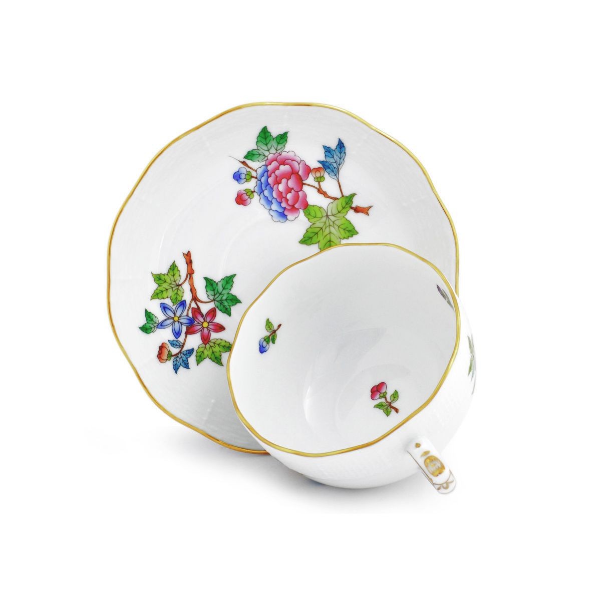 ヘレンド HEREND VA 00724000 ヴィクトリア・ヴァリエーション ティーカップ＆ソーサー 200ml VICTORIA VARIATION