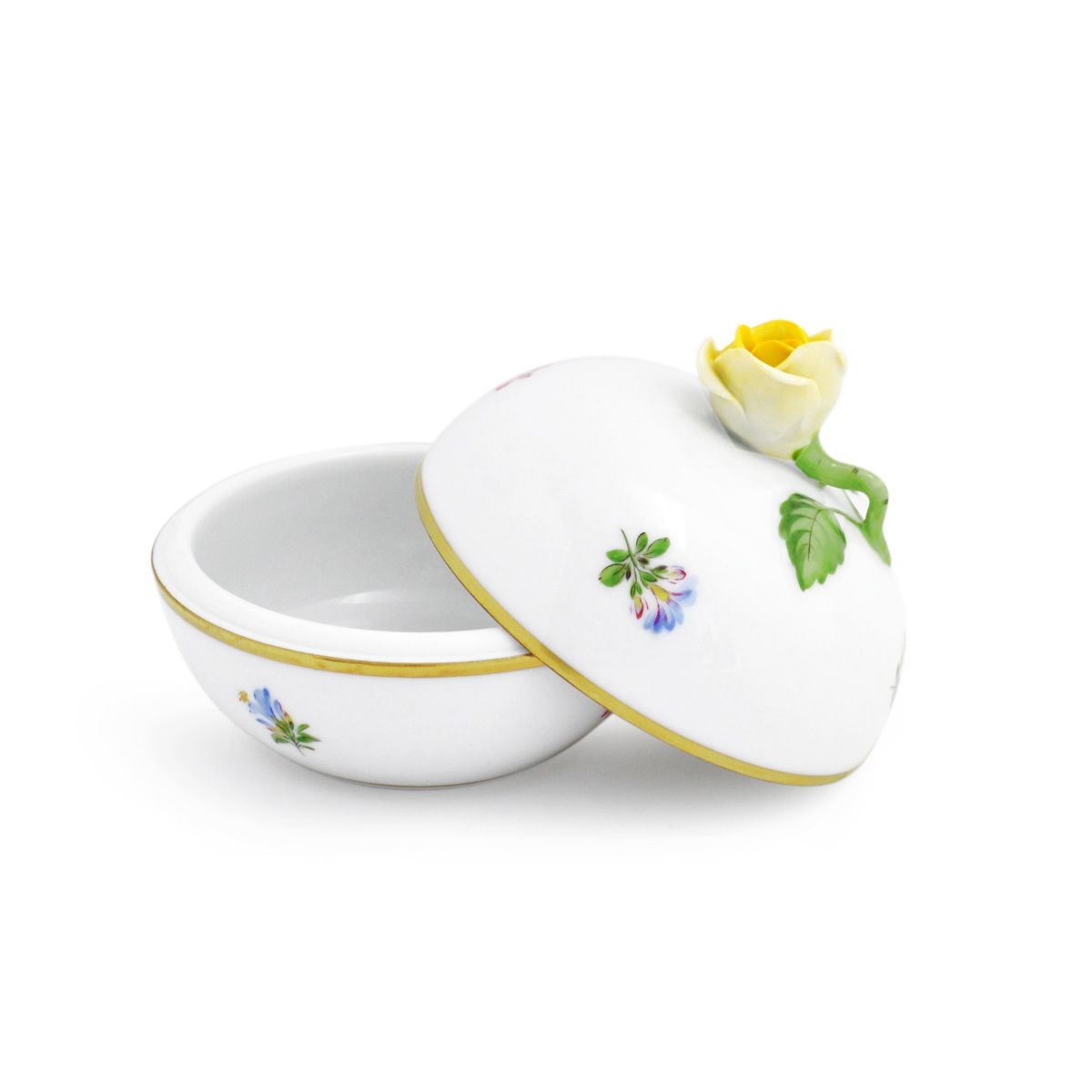 ヘレンド HEREND MF 06033009 ミルフルール マルボンボン ローズ ボックス 小物入れ Milles Fleurs