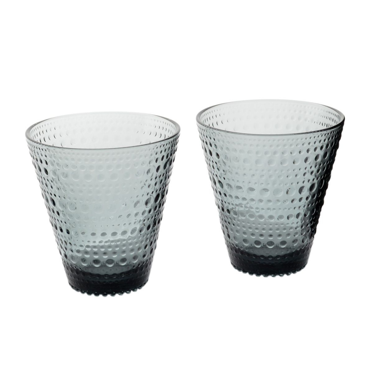 イッタラ iittala II365426 Kastehelmi Verre grey 300ml×2pc カステヘルミ タンブラー グラス 2個セット ≪北欧食器≫