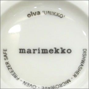 マリメッコ  UNIKKO BOWL ウニッコ柄 ボウル 250ml デザートやサラダなどを入れるのに便利♪ ホワイト×レッド 063432 001 White/Red