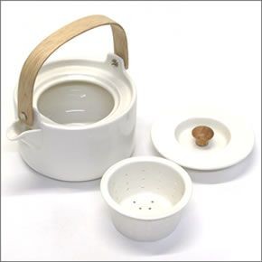 マリメッコ OIVA TEAPOT 700ml 063289 100 white ティーポット 急須 茶こし付