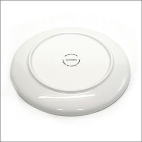 マリメッコ SIIRTOLAPUUTARHA PLATE 25cm 063304 191 white/black 手描き風デザイン プレート 丸皿