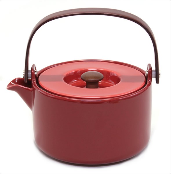 マリメッコ 065563 330 red OIVA TEAPOT 700ml ティーポット 急須 茶こし付