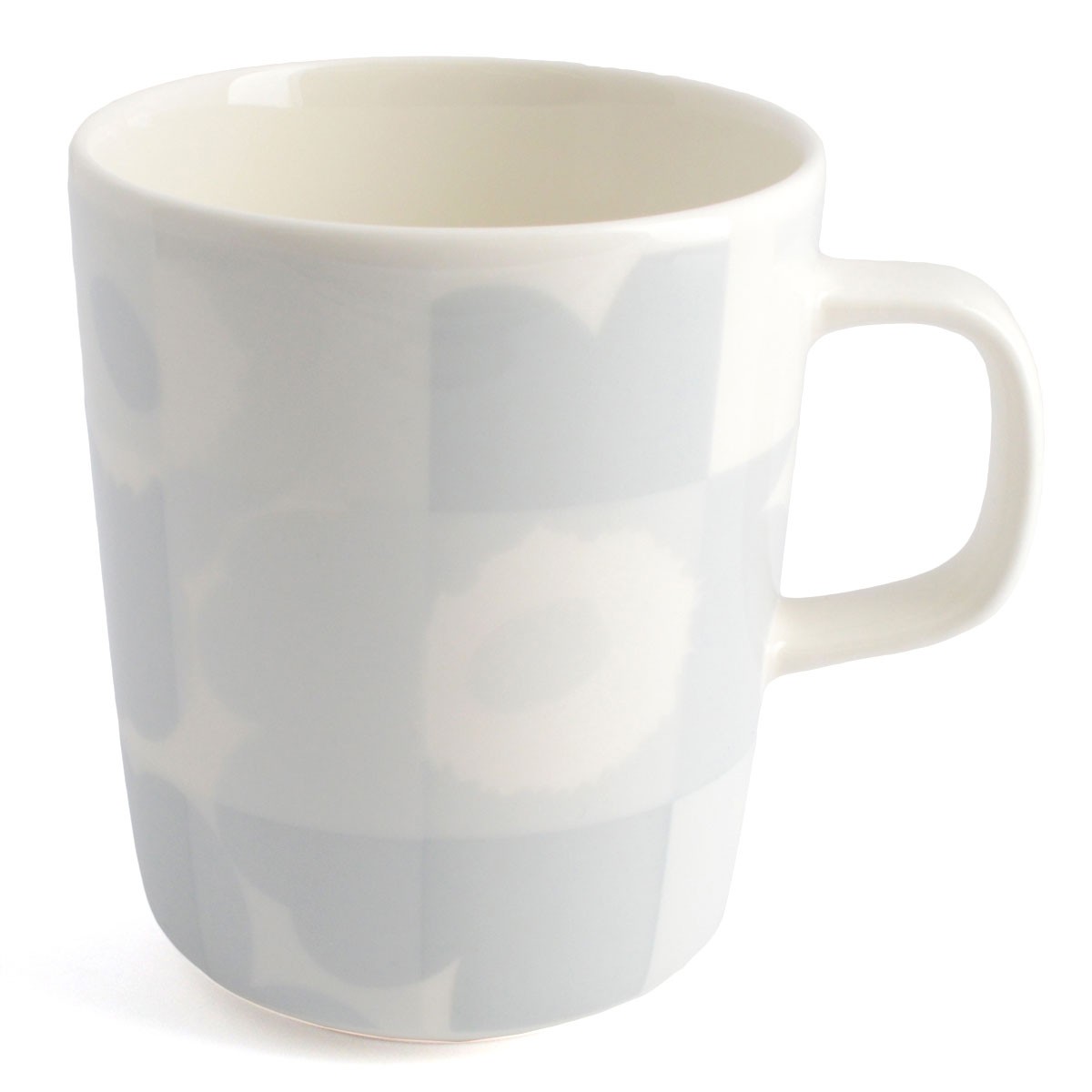 マリメッコ marimekko 067304 190 white/grey RUUTU-UNIKKO MUG 250ml マグカップ
