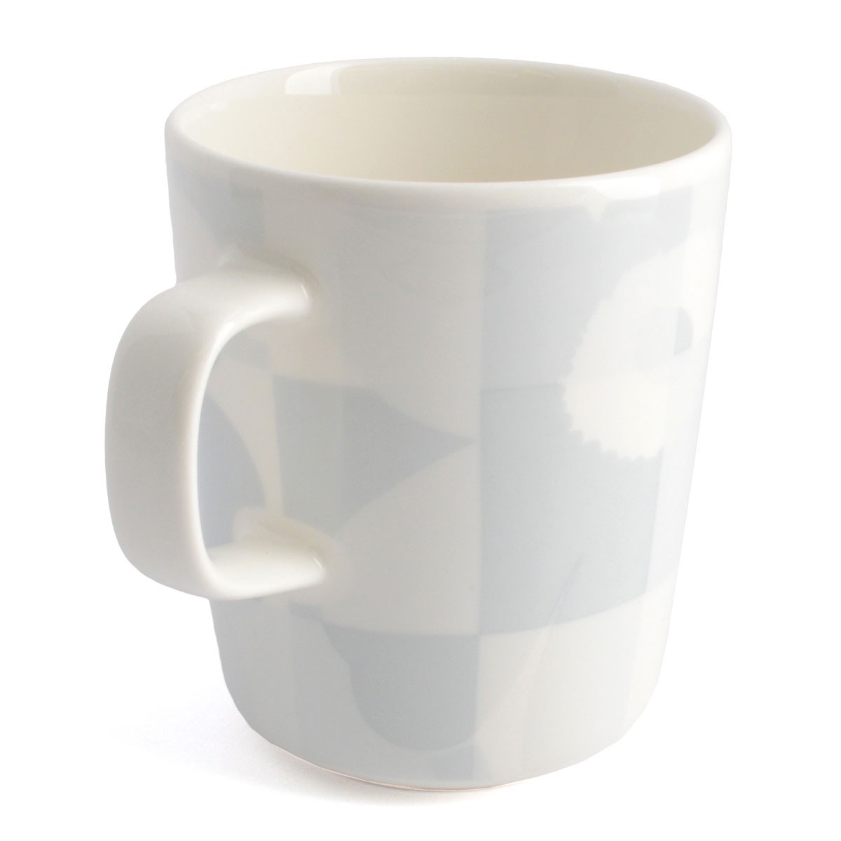 マリメッコ marimekko 067304 190 white/grey RUUTU-UNIKKO MUG 250ml マグカップ