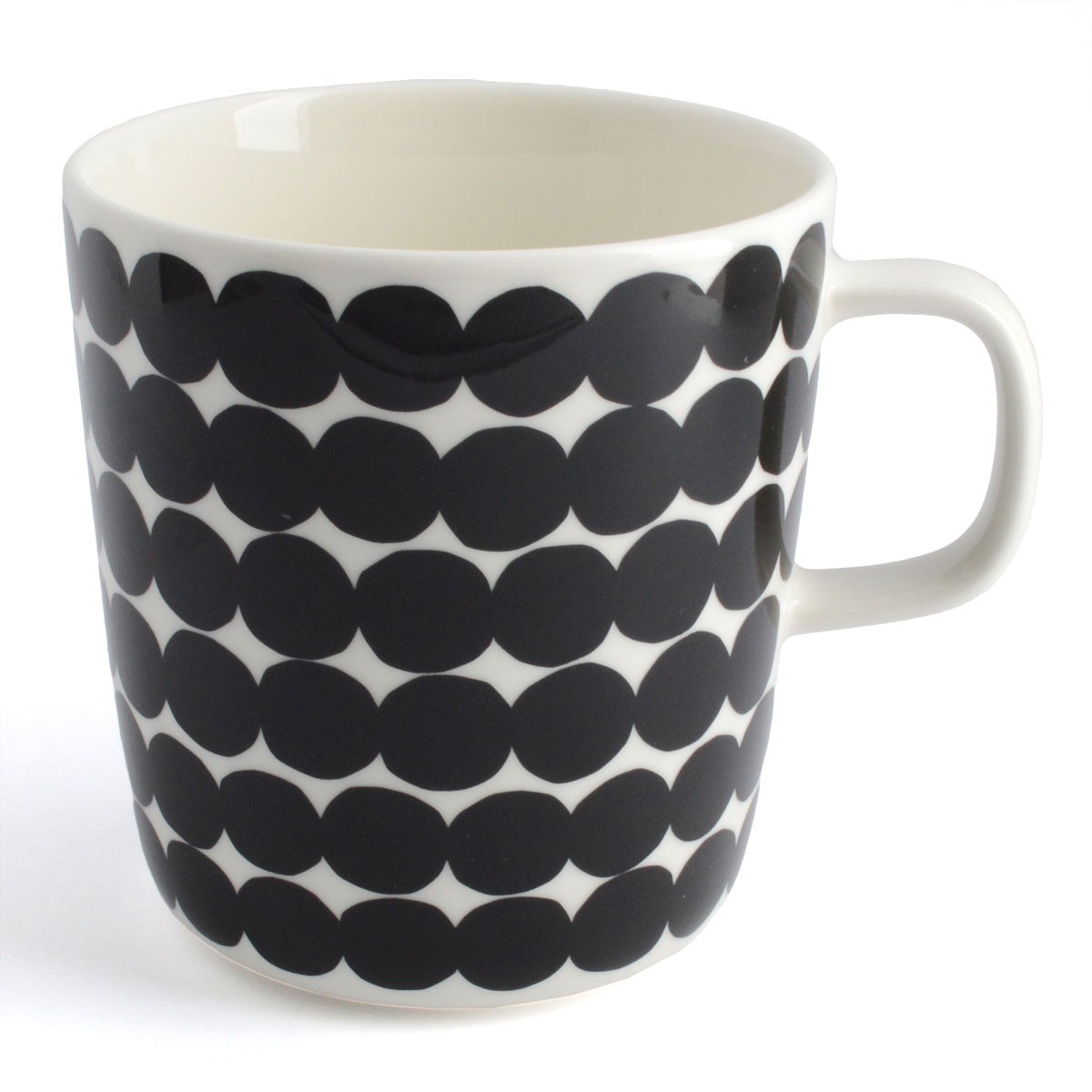 マリメッコ marimekko 067497 190 white/black RASYMATTO MUG 400ml マグカップ
