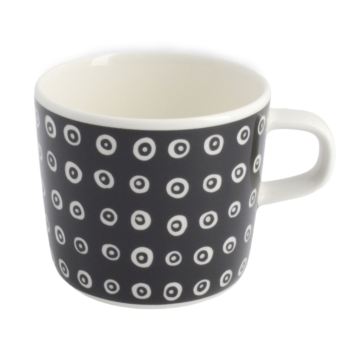 マリメッコ marimekko 067509 910 black/white KARAKOLA GLOGG CUP 200ml グロッギカップ コーヒーカップ