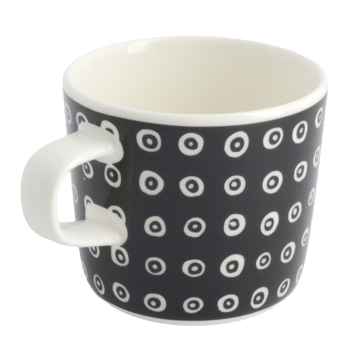 マリメッコ marimekko 067509 910 black/white KARAKOLA GLOGG CUP 200ml グロッギカップ コーヒーカップ