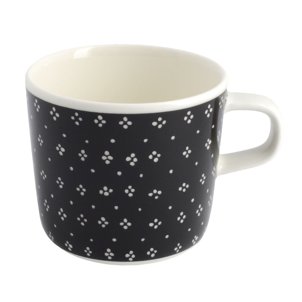 マリメッコ marimekko 067510 910 black/white MUIJA GLOGG CUP 200ml グロッギカップ コーヒーカップ