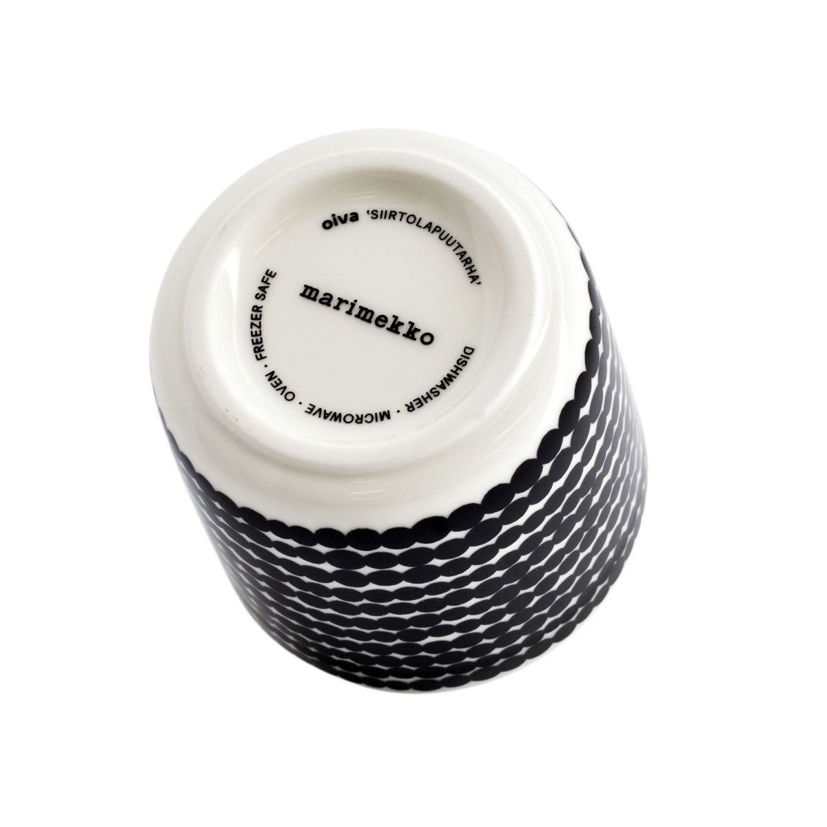 マリメッコ marimekko 063291 190 SIIRTOLAPUUTARHA COFFEE CUP 200ml 取っ手なし コーヒーカップ マグカップ