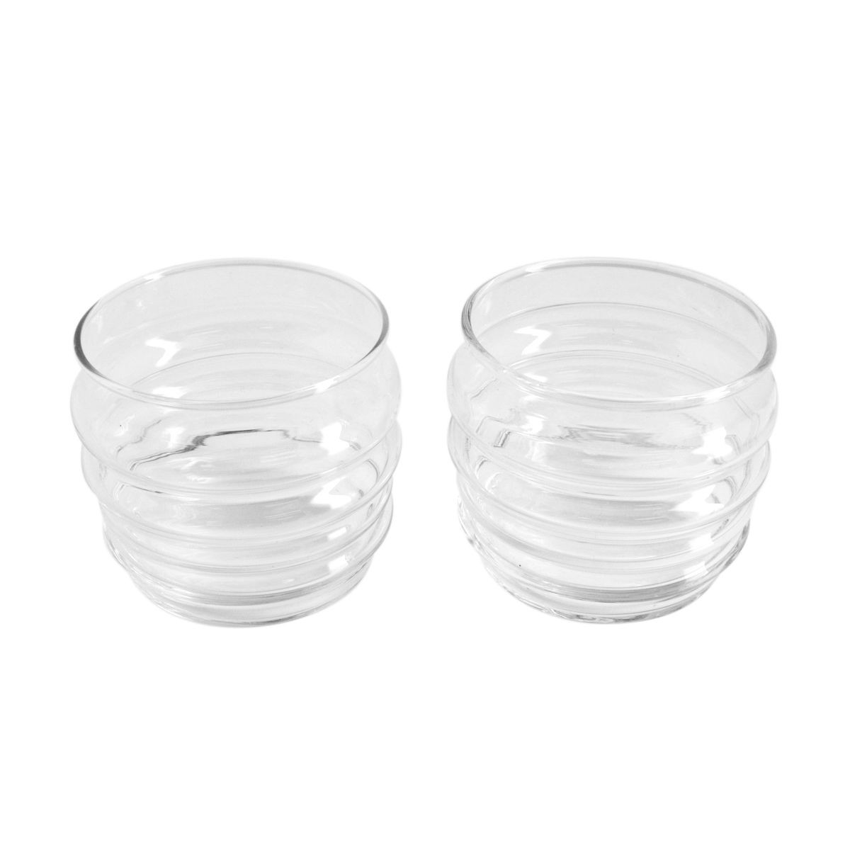 マリメッコ marimekko 063942 100 SUKAT MAKKARALLA TUMBLER 2pcs ペアタンブラー クリアグラス　2個セット