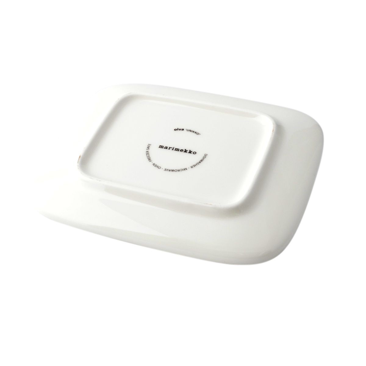マリメッコ marimekko 063436 192 UNIKKO PLATE 15X12cm スクエアプレート 角皿