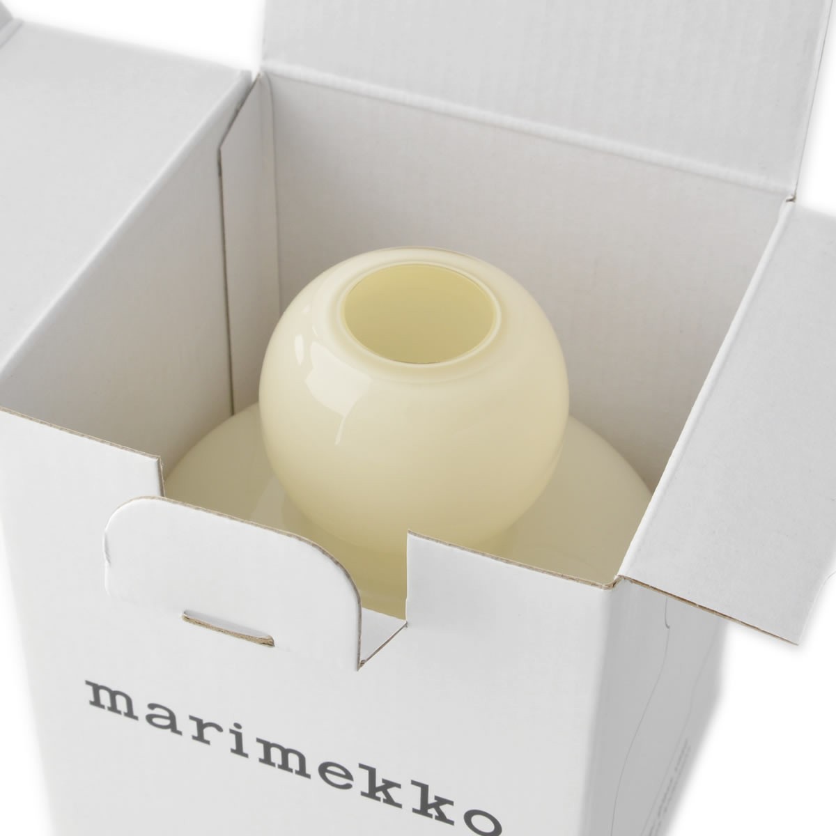 マリメッコ marimekko 067644 101 フラワーベース 花瓶 FLOWER GLASS VASE