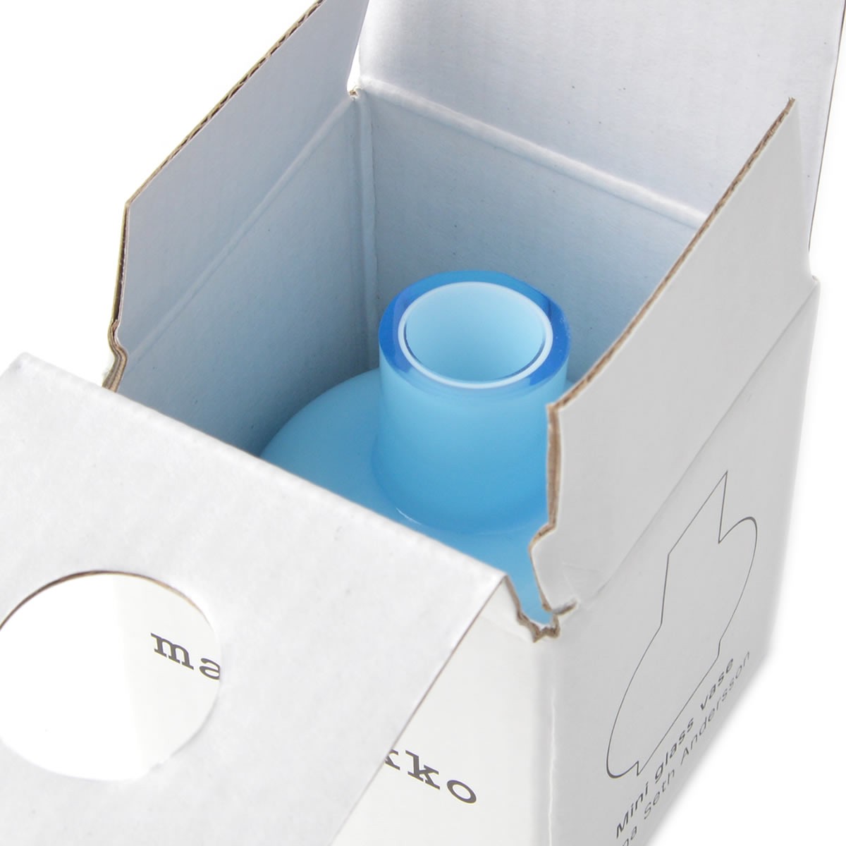 マリメッコ marimekko 069164 501 フラワーベース ミニ 花瓶 FLOWER GLASS VASE MINI