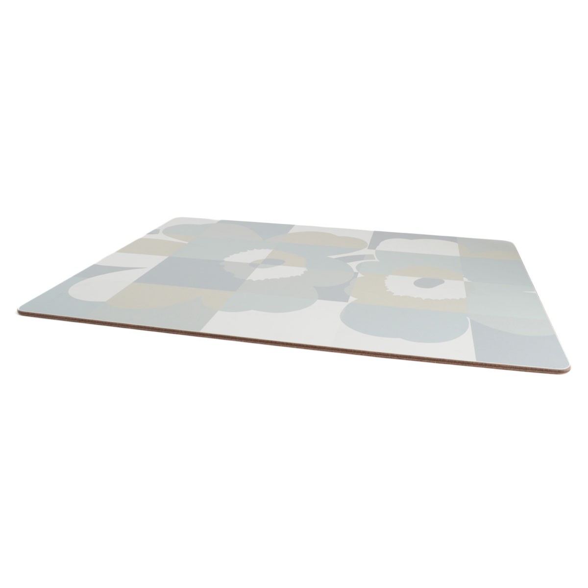 マリメッコ marimekko 067487 190 white/grey RUUTU-UNIKKO CORK PLACE MAT コルク プレイスマット